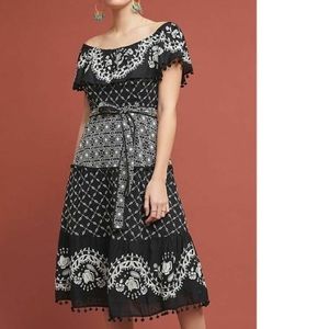 Anthropologie Marisol off the shoulder dress